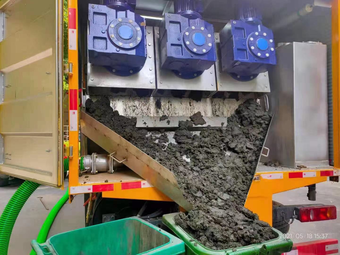 塘沽化粪池清掏城市维护站-泥浆净化干湿分离处理